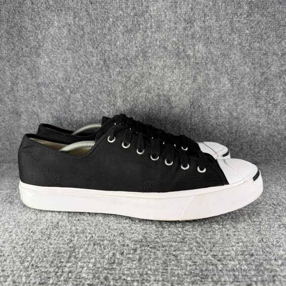 Converse Other - Converse Jack Purcell Mens 13 Shoes Black White Low Top Casual Sneakers